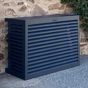 X-Protect Alu Varmepumpehus Antrasitt